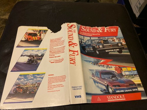 The Sound & and Fury VHS Ex-rental video tape no DVD 1988 Drag Racing Queensland - Picture 4 of 4