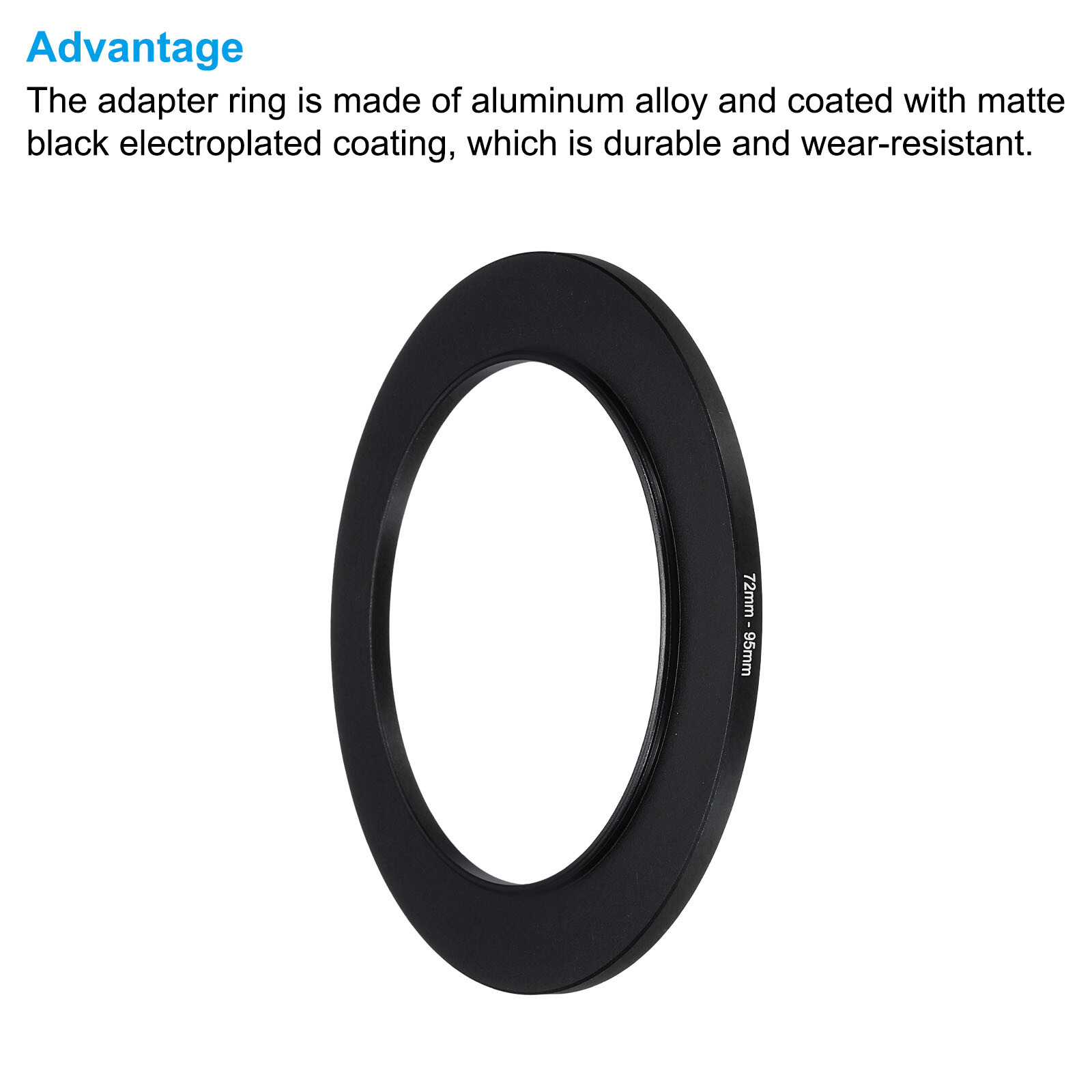72mm95mm Step Up Ring Camera Lens Filter Adapter Ring Filter with
