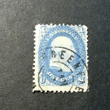 US Stamp Scott# 63  Franklin 1861 C553