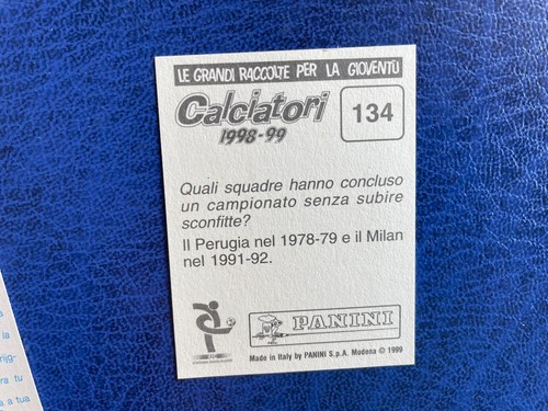 PANINI 1998/99 INTER RONALDO N 134 ESAURITA *** - Picture 2 of 2