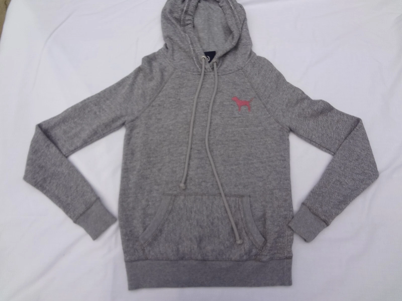 UNDERCOVER Victoria Secret Rosa Felpa con cappuccio taglia X S