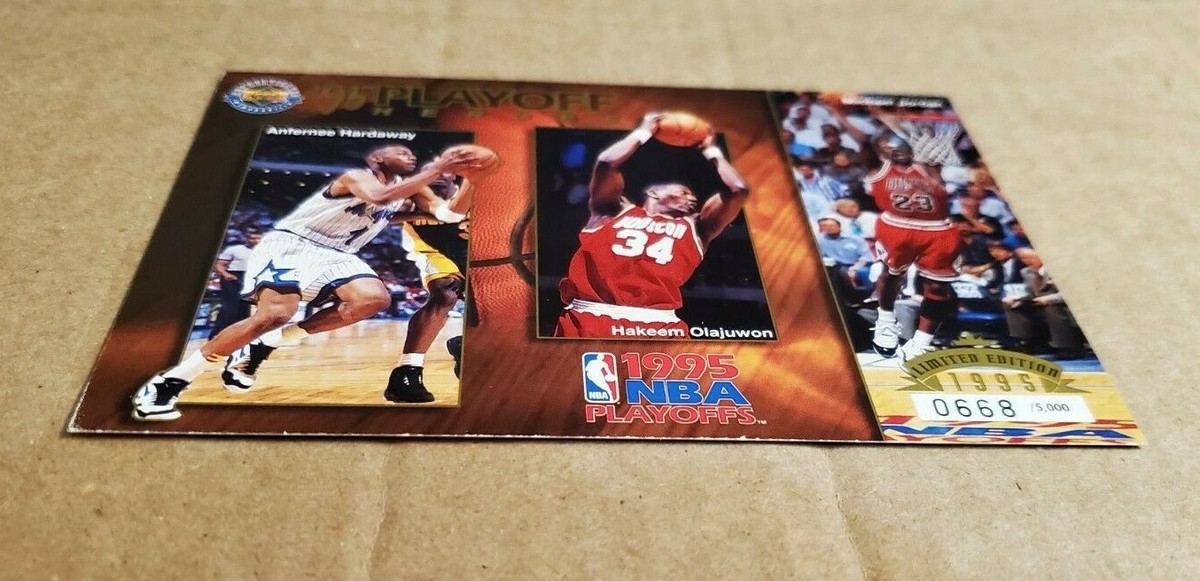 1995 UPPER DECK BASKETBALL PLAYOFF HEROES MICHAEL JORDAN LIMITED