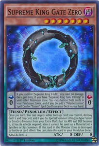 Supreme King Gate Zero - MACR-EN017 - Super Rare - 1st Edition x1 - Near Mint