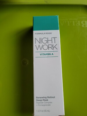 Formula 10.0.6 Night Work Renewing Retinol Sleep Mask, 1.52 fl oz