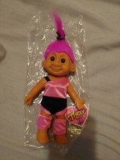 WORKOUT TRACEY - 7" Troll Doll - NEW IN ORIGINAL WRAPPER Tracey Troll by Russ
