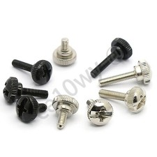Phillips M3 M4 M5 Carbon Steel Step Knurled Thumb Screws Hand Grip Knob Bolts