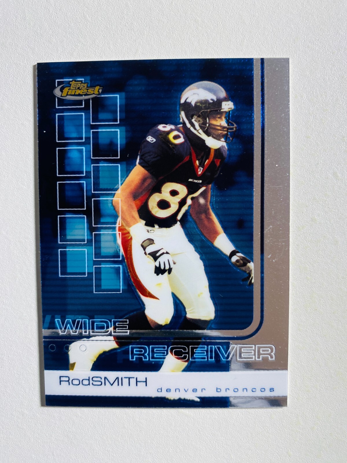 2002 TOPPS FINEST #45 ROD SMITH NM-MT NFL FOOTBALL CARD
