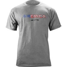 Original America Est. 1776 Flag Veteran T-Shirt
