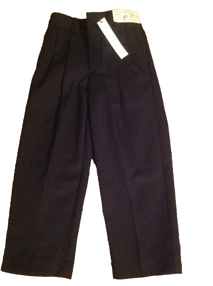 Polyester Dress Pants Black Pants for Boys