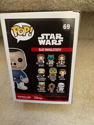 FunkoPop！69 BLUE SNAGGLE TOOTH 限定版 Funko Pop! Vinyl: Star Wars - Blue Snaggletooth #69 (Exclusive