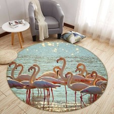 3D Flamingos Lake S155 Animal Non Slip Rug Mat Elegant Photo Carpet Sunday