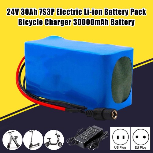 24V 30Ah 7S3P Elektryczny akumulator litowo-jonowy z ładowarką rowerową BMS 30000mAh Akumulator - Zdjęcie 12 z 14