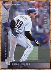Brian Hunter 1997 Donruss Press Proof Card #116 Houston Astros Free Ship /2000