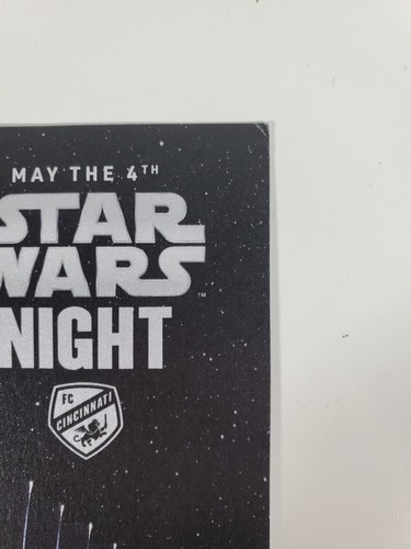 FC Cincinnati Star Wars Night keepsake ticket May the 4th vs Toronto FC MLS - Picture 6 of 6