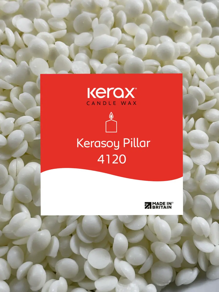 Kerax KeraSoy Pillar 4120 Candle Soy Wax for pillars and melts VEGAN