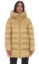 PIUMINO LUNGO ADD SVASATO CON COLLO CAPPUCCIO AVVOLGENTE DA DONNA 10AW226