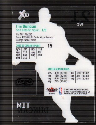 2003-04 Fleer/Skybox E-X Base STARS 🏀 YOU PICK YOUR FAVS ⛹️NBA