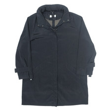 Bally Womens Overcoat Jacket Black M