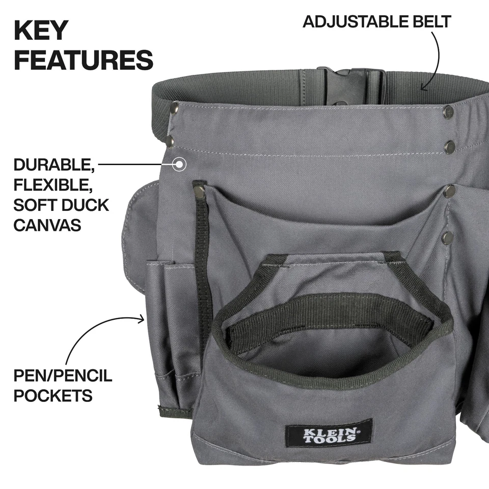 Klein Tools 21024 8-Pocket Tool Apron - Image 2 of 4