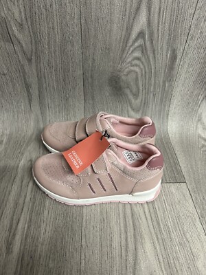 Girls Rockport Arbor Pink Leather Trainers UK Size C10 Brand New