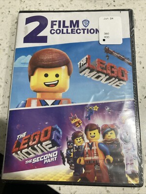 The Lego Movie 2-Film Collection DVD Free Shipping Brand New