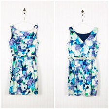 Eliza J Belted Floral Dress Women’s Size 14
