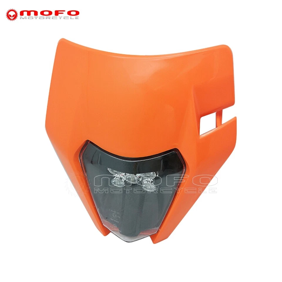 Faro LED haz alto/bajo para Yamaha TTR110E TTR125E TTR230/250 2011-21 XC-W EXC Foto 2 de 4