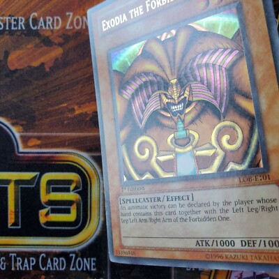1x Exodia the Forbidden One - Ultra Rare - LOB-E101 - 1st Ed - LP