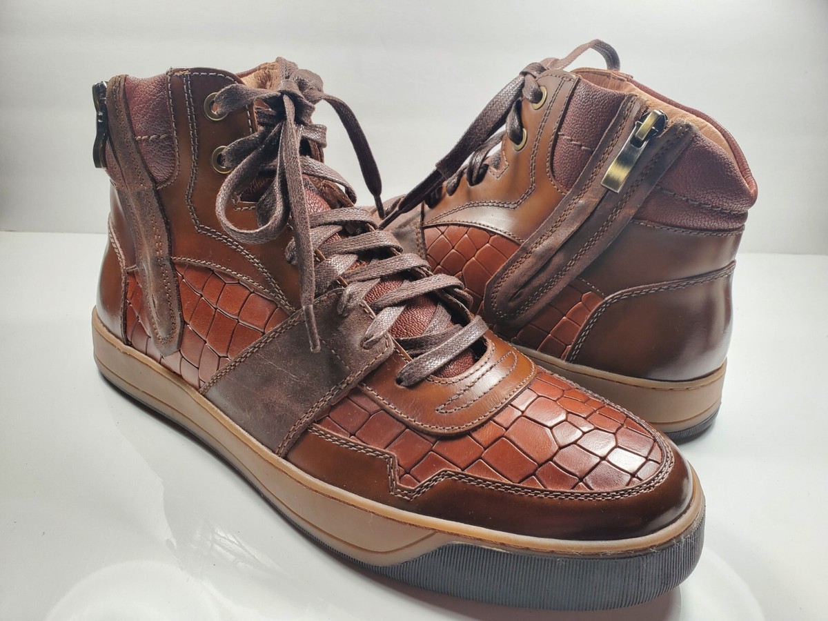 Johnston & Murphy J&M 1850 Men's Brown Side Zip Boots 20-7976