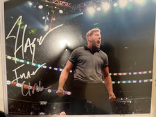 JAKE HAGER SIGNED AUTOGRAPH ALL ELITE WRESTLING AEW 8x10 PHOTO With COA