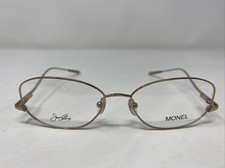 Joan Collins MONEL 9647 GLD 52-15-135 Gold Full Rim Eyeglasses Frame MW02