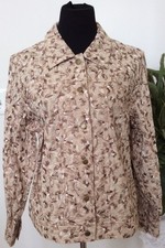 NWT Coldwater Women's Creek Desert Garden Embroidery 100 Cotton Jacket Sz L 89