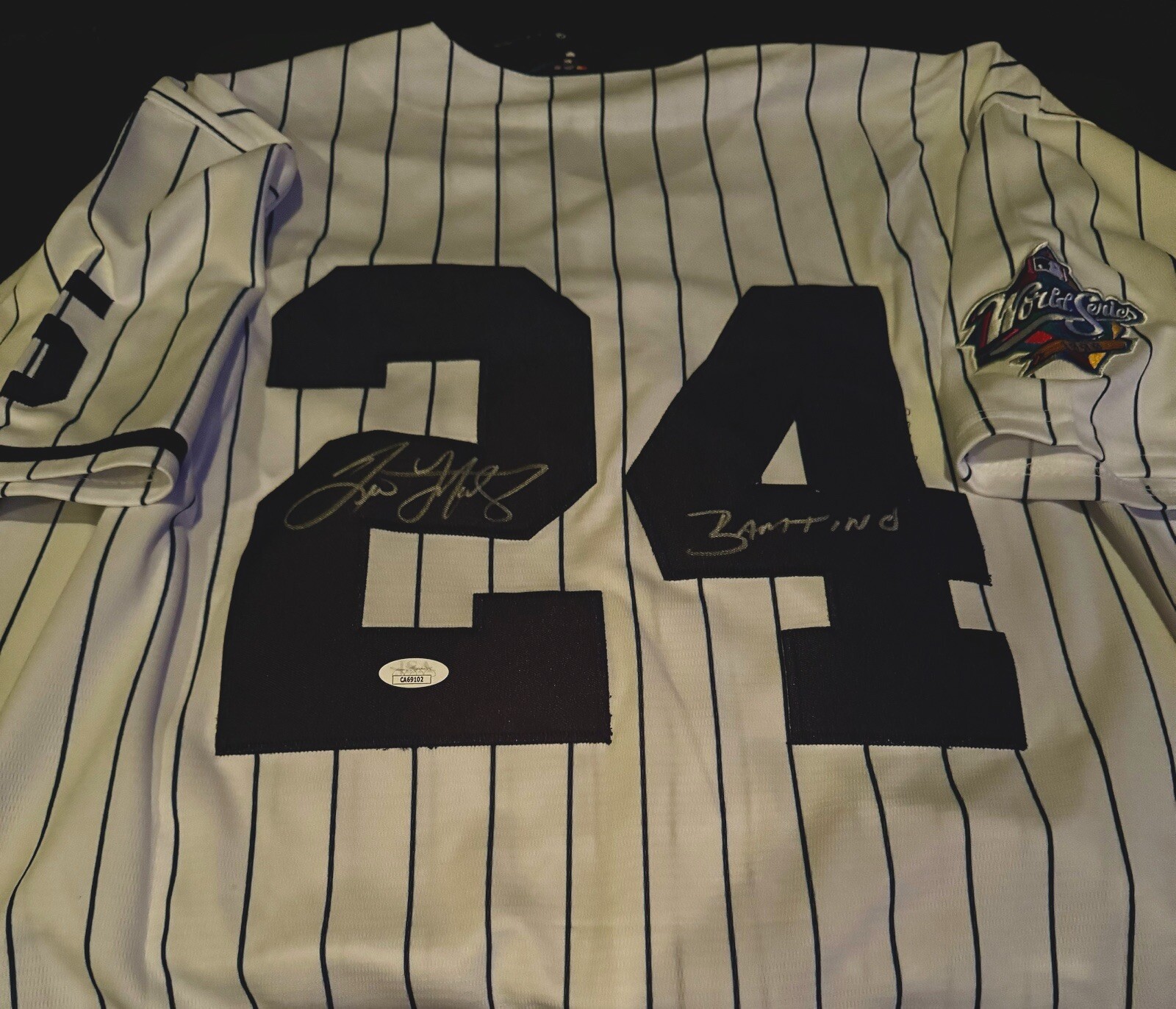 NEW YORK YANKEES TINO MARTINEZ AUTOGRAPH SIGNED W/ BAMTINO INSCRIPTION AND JSA