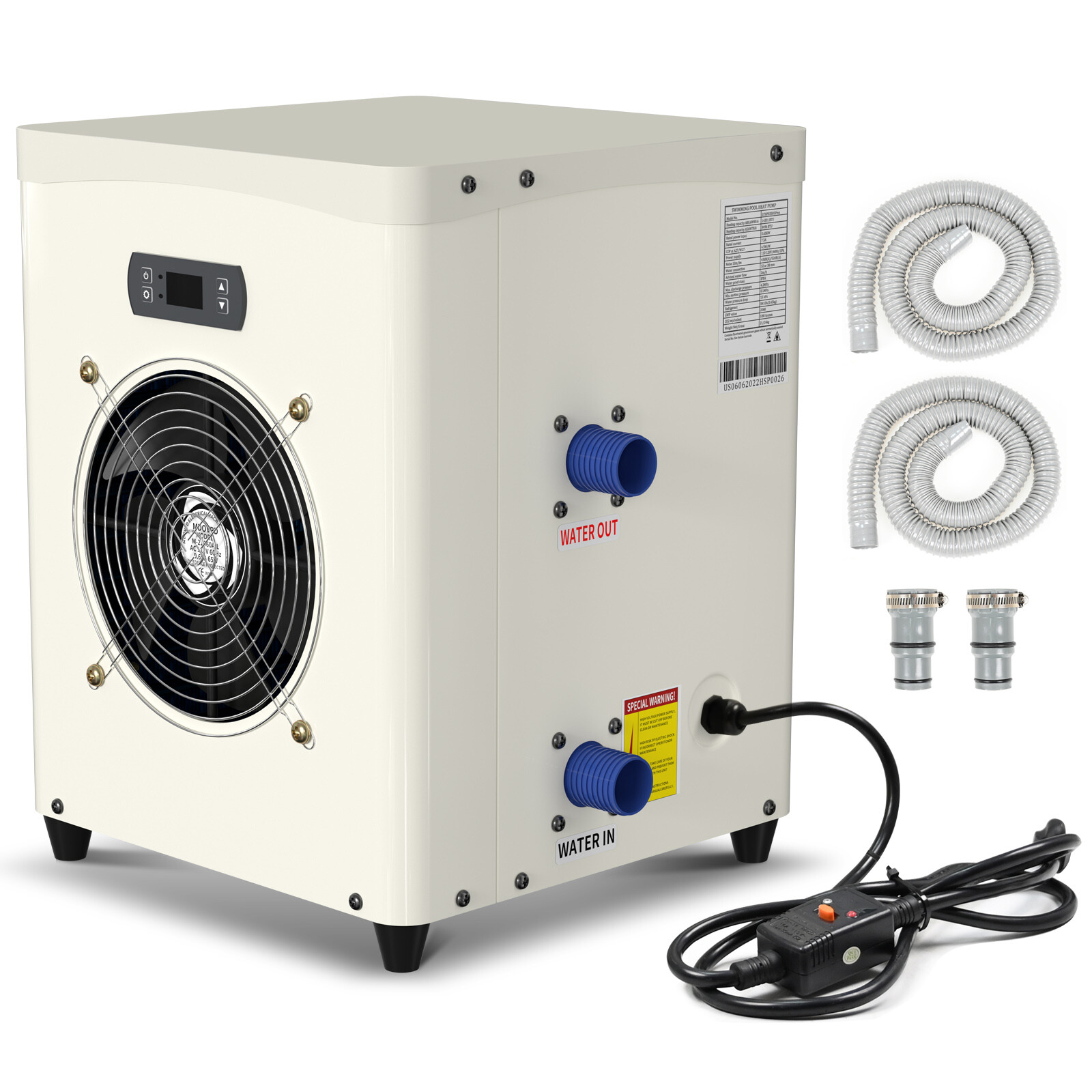 Electric Pool Heaters for Above Ground Pools Pool Heat Pump,14300 BTU/hr  2700GAL | eBay