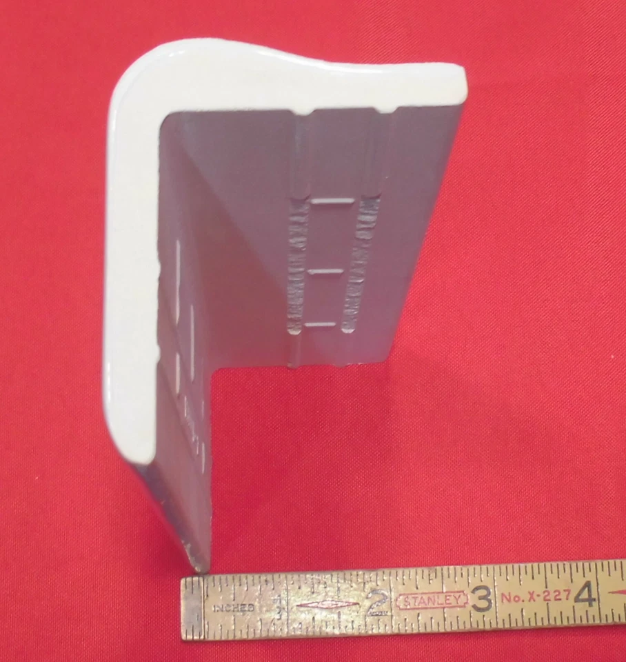 1 pc. Hielo brillante/blanco ártico: azulejo de cerámica con tapa en V: bordes de encimera NUEVO Foto 2 de 4