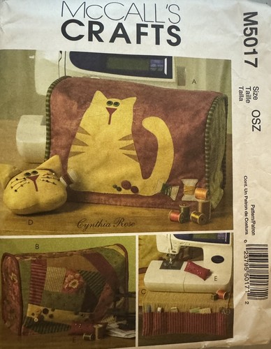 McCall's Crafts Schnittmuster M5017 Nähmaschinenbezug & Zubehör ungeschnitten