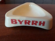 CENDRIER PUBLICITE BYRRH vintage bar 70's verre ashtray ADVERTISING alcool