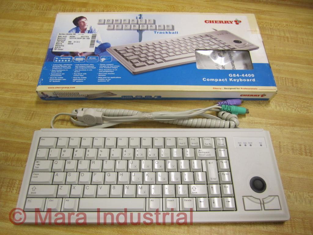 CHERRY コンパクトキーボード G84-4400 CHERRY G84-4400 | Compact keyboard with integrated trackball