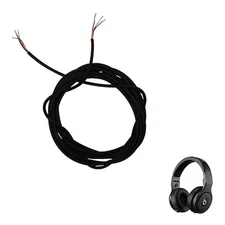 Beats By Dre Pro Monster Internal Main Wire Repair Parts Part 3 Core 1.2MM Black