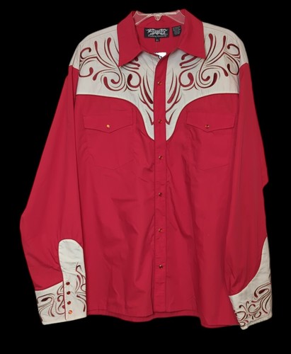 NEW Dragonfly Clothing Mens Western Shirt XL Cowboy Rodeo Pearl Snap DF Yokum