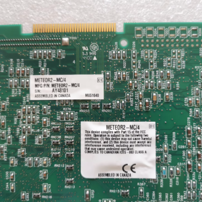 Carte D'acquisition Vidéo MATROX METEOR-II 751-01 M2-MC/4B – Occasion, Fonctionnelle
