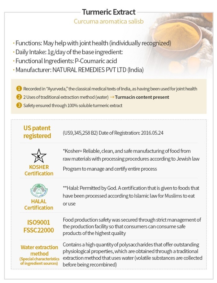 ATOMY Turmacin MSM Joint Health Support Tumeric Extract Cartilage 128 tablet NEW