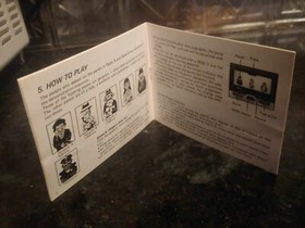 HOGAN'S ALLEY Nintendo NES Game Original 1985 Instruction Manual Booklet *ONLY*