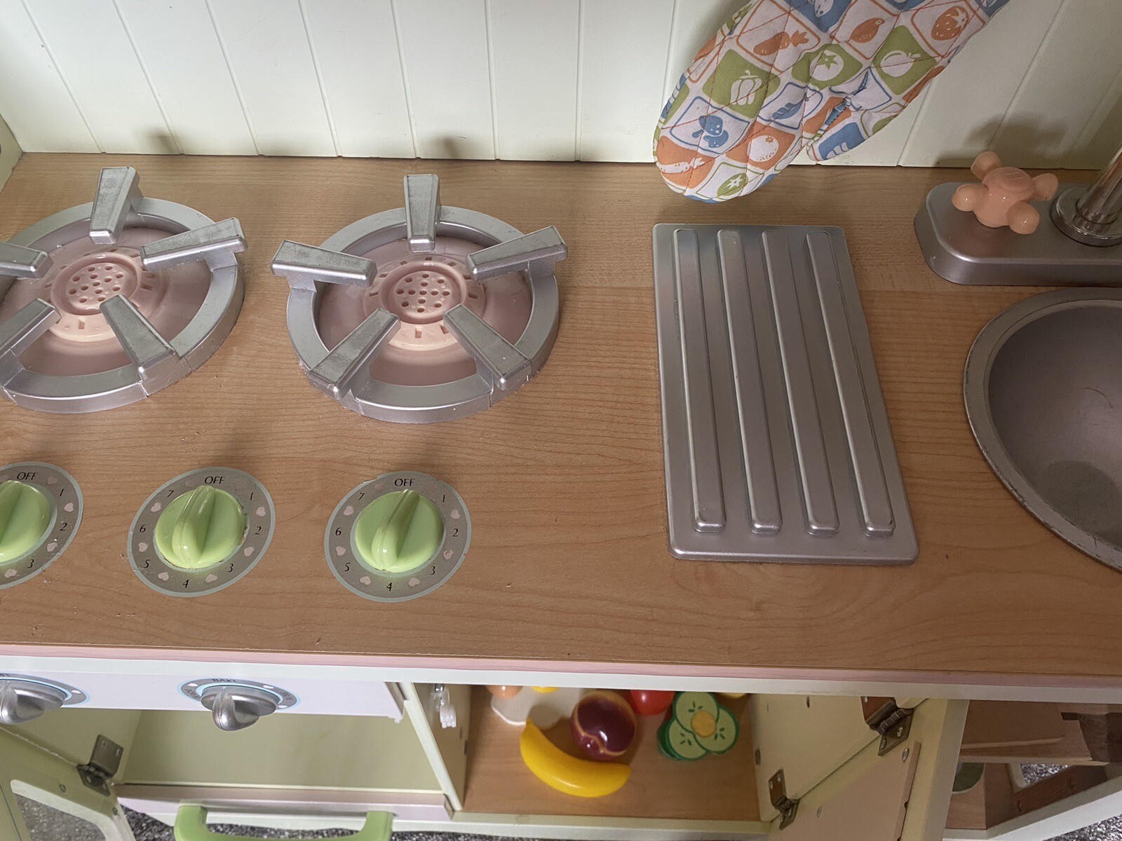 childs wooden play kitchen eBay