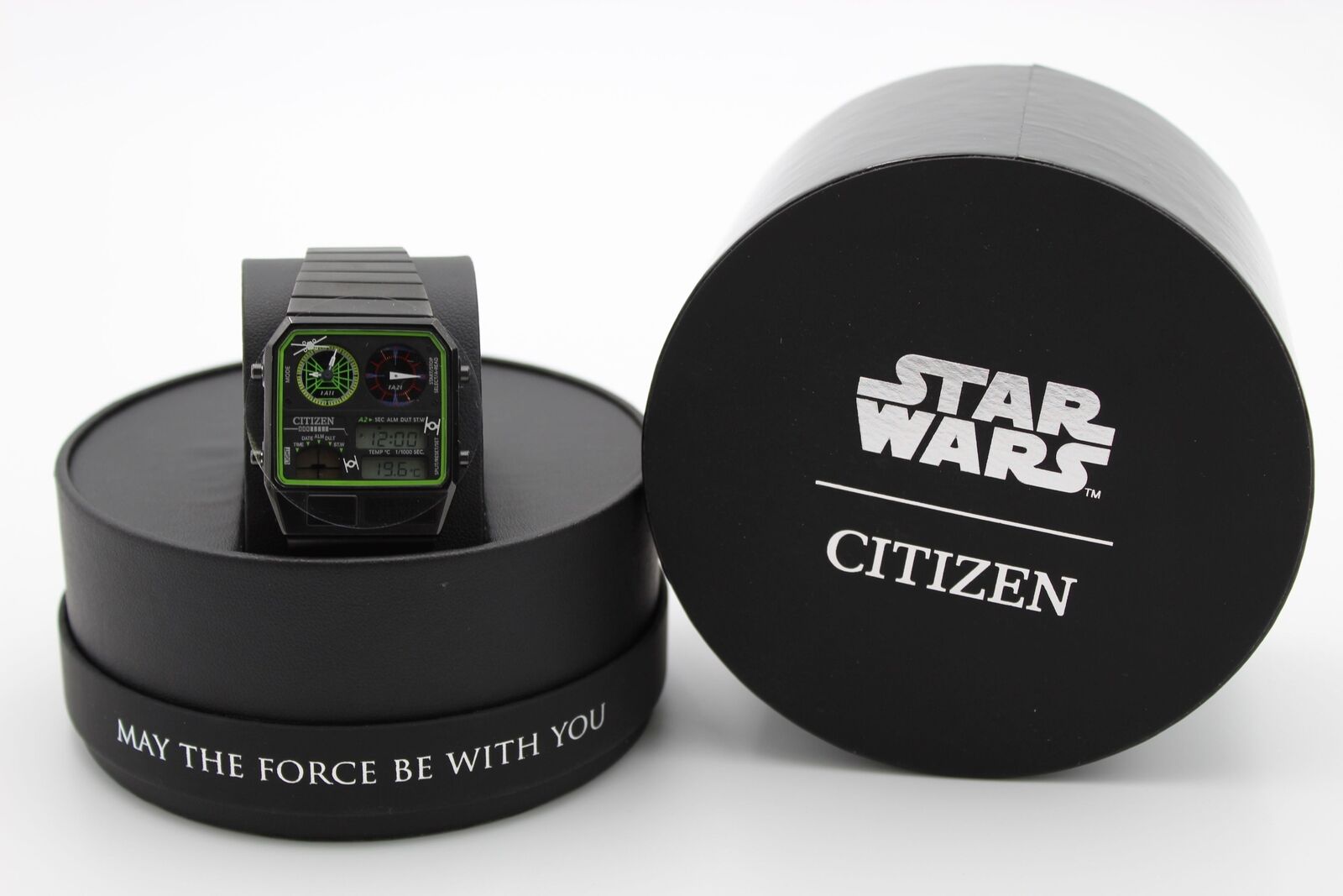Citizen Star Wars Trench Run Stainless Steel Black Dial Men's 