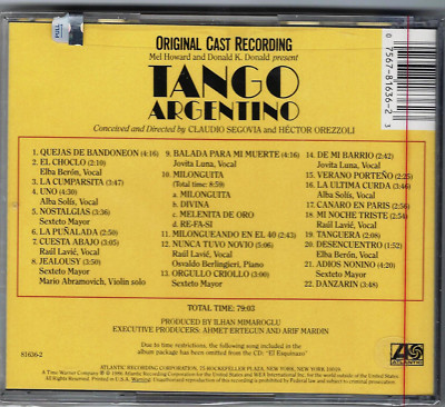 Tango Argentino [Original Cast Recording] by Original Cast (CD