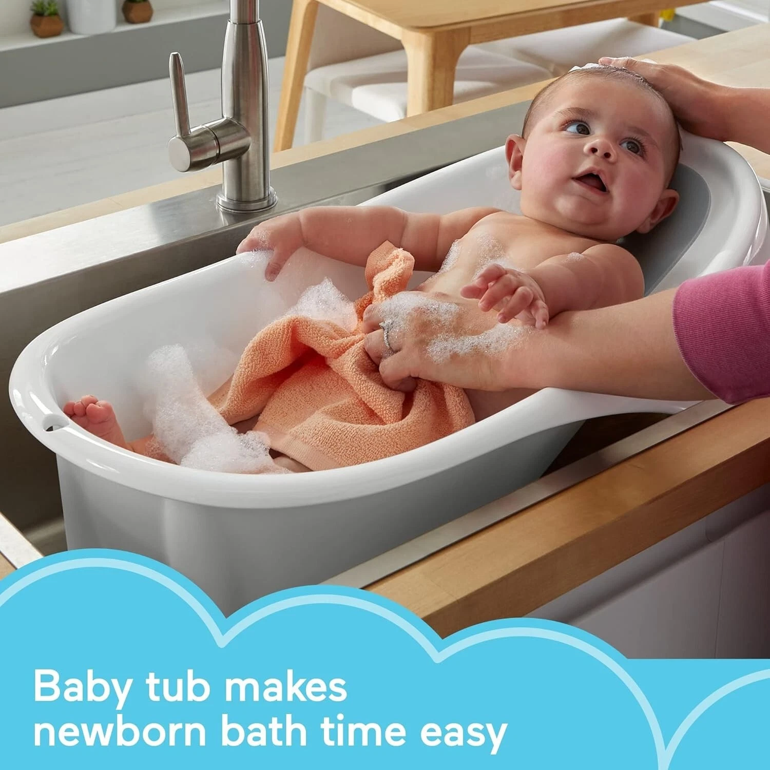Fisher-Price Baby Toddler Bath Seat Support Tub with Foam Head-Back Rest NEW
Opens in a new window o