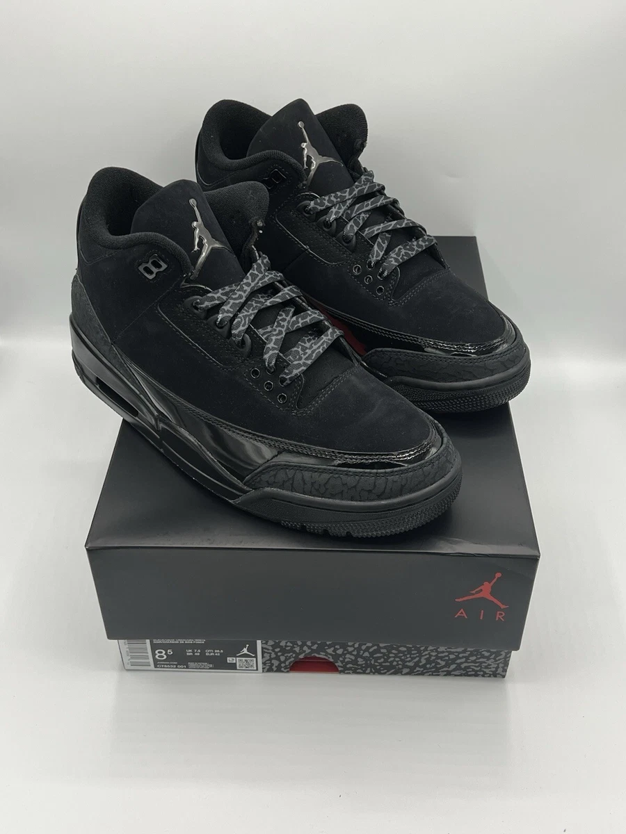 Preços baixos em Jordan 3 Retro 2025 Black Cat | eBay