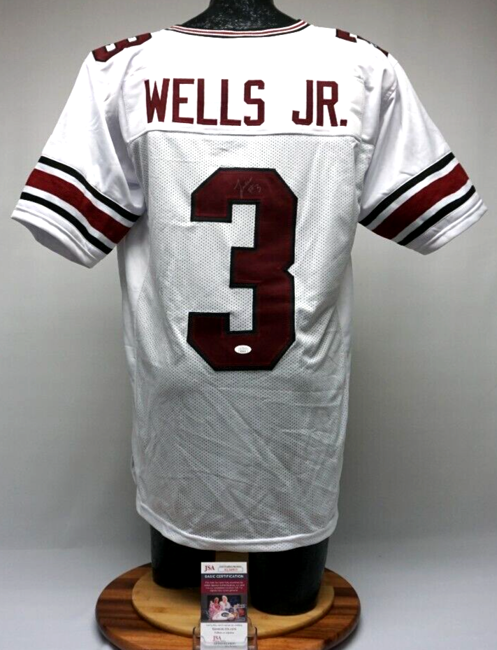 Juice Wells Jr Autographed Signed South Carolina Gamecocks Jersey NY Giants Gamecocks Football USC JSA AL26915 