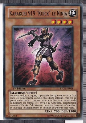 Karakuri 919 ''Kuick'' der Ninja 1. Auflage - STOR-FR028 - Yu-Gi-Oh Karte DE